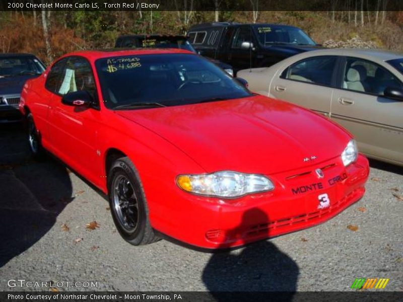 Torch Red / Ebony 2000 Chevrolet Monte Carlo LS