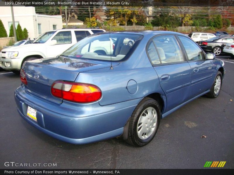 Medium Opal Blue Metallic / Medium Gray 1999 Chevrolet Malibu Sedan