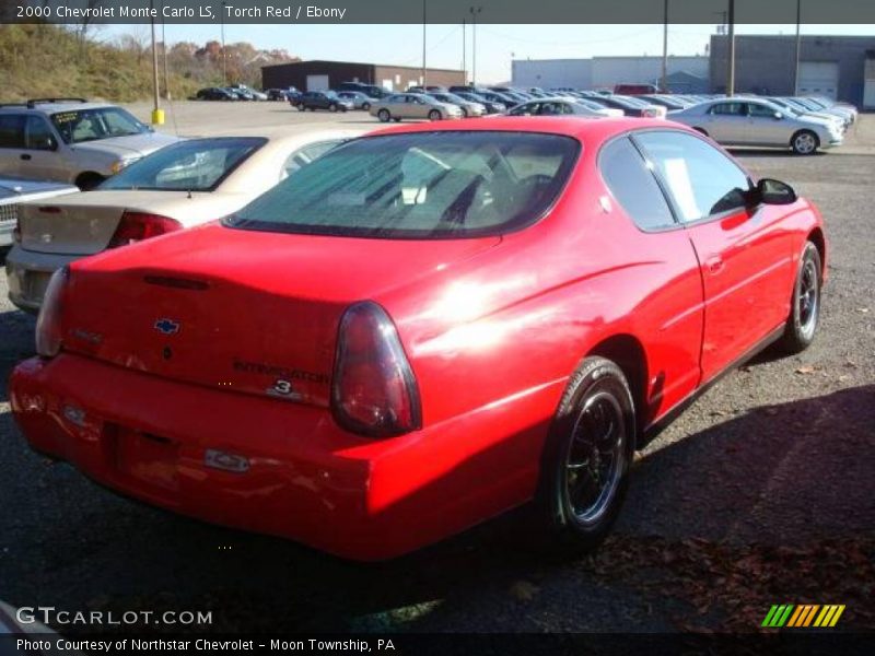 Torch Red / Ebony 2000 Chevrolet Monte Carlo LS