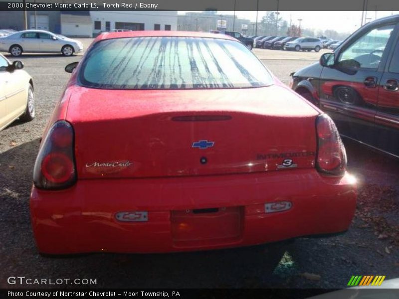 Torch Red / Ebony 2000 Chevrolet Monte Carlo LS