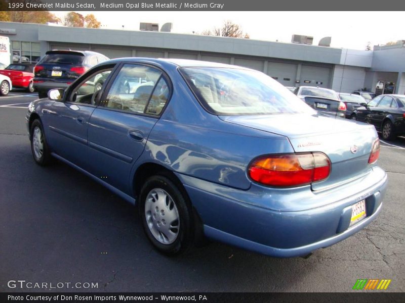 Medium Opal Blue Metallic / Medium Gray 1999 Chevrolet Malibu Sedan