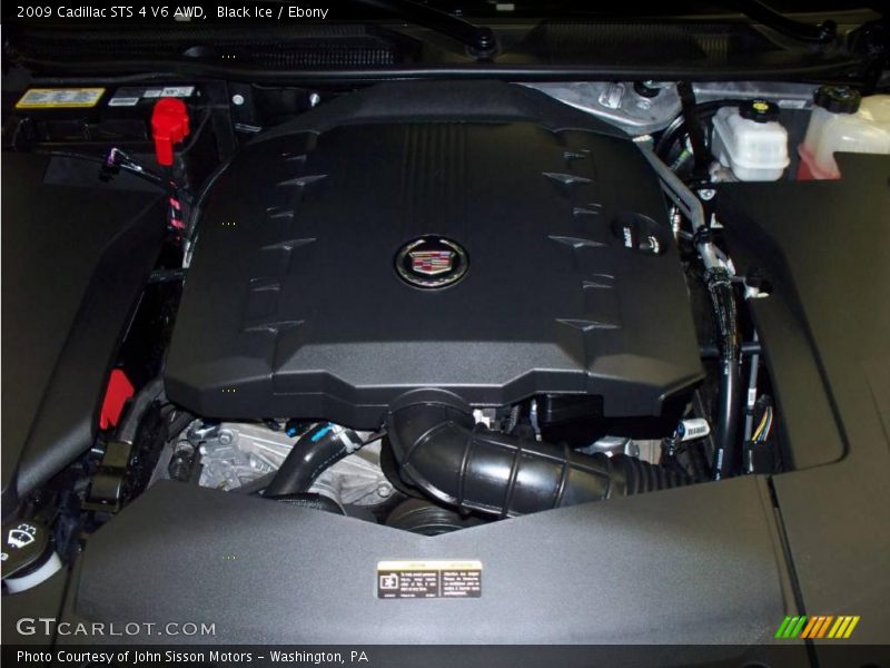 Black Ice / Ebony 2009 Cadillac STS 4 V6 AWD