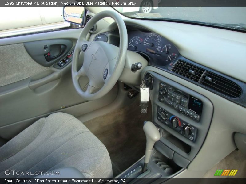 Medium Opal Blue Metallic / Medium Gray 1999 Chevrolet Malibu Sedan