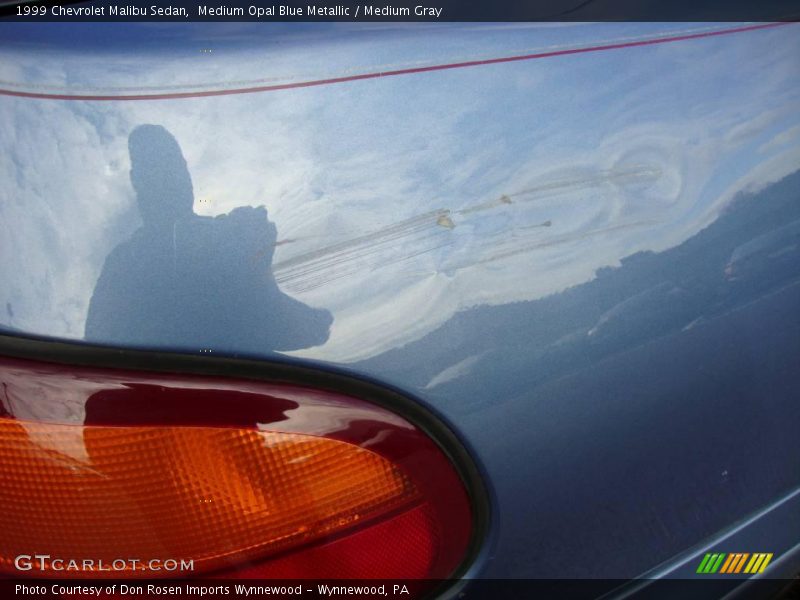 Medium Opal Blue Metallic / Medium Gray 1999 Chevrolet Malibu Sedan