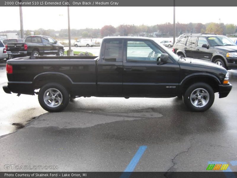 Onyx Black / Medium Gray 2000 Chevrolet S10 LS Extended Cab