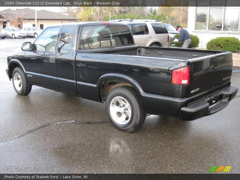 Onyx Black / Medium Gray 2000 Chevrolet S10 LS Extended Cab
