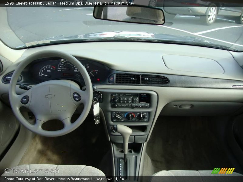 Medium Opal Blue Metallic / Medium Gray 1999 Chevrolet Malibu Sedan