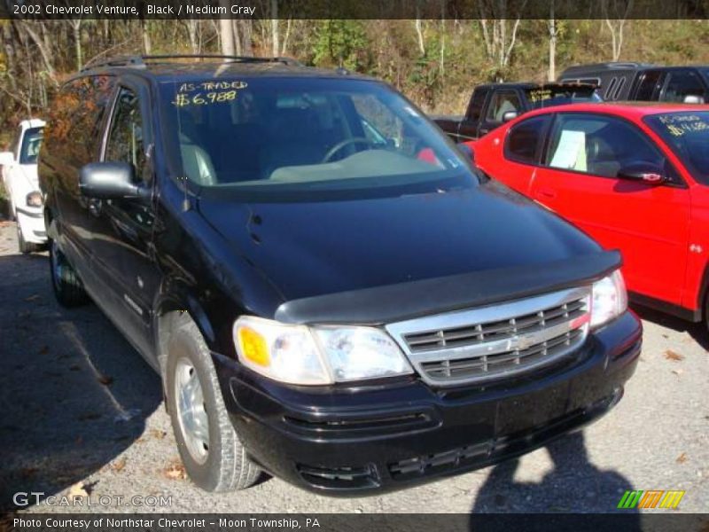 Black / Medium Gray 2002 Chevrolet Venture