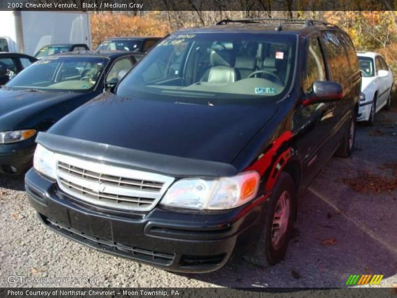 Black / Medium Gray 2002 Chevrolet Venture