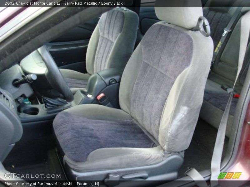 Berry Red Metallic / Ebony Black 2003 Chevrolet Monte Carlo LS