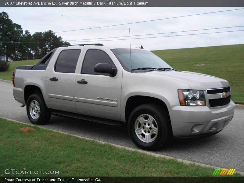 Silver Birch Metallic / Dark Titanium/Light Titanium 2007 Chevrolet Avalanche LS