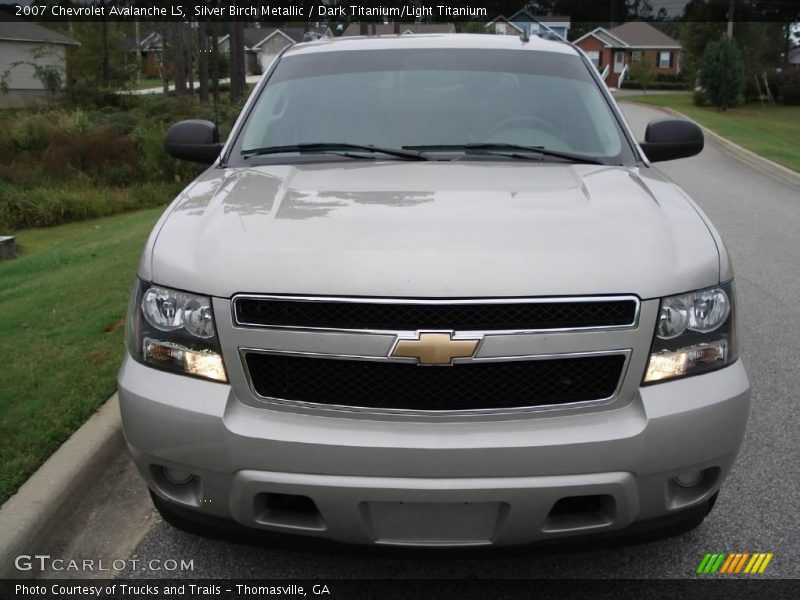 Silver Birch Metallic / Dark Titanium/Light Titanium 2007 Chevrolet Avalanche LS