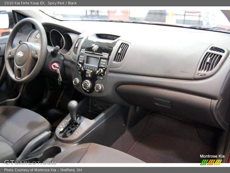 Spicy Red / Black 2010 Kia Forte Koup EX