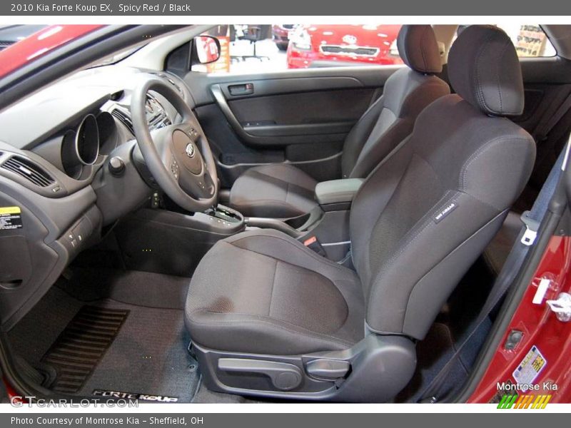 Spicy Red / Black 2010 Kia Forte Koup EX