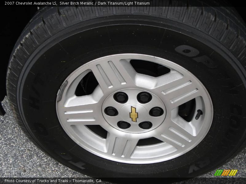 Silver Birch Metallic / Dark Titanium/Light Titanium 2007 Chevrolet Avalanche LS