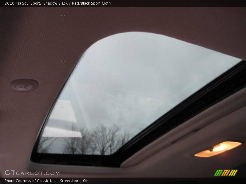 Shadow Black / Red/Black Sport Cloth 2010 Kia Soul Sport