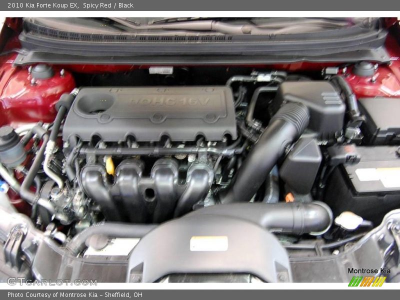 Spicy Red / Black 2010 Kia Forte Koup EX