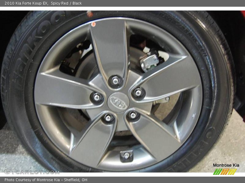 Spicy Red / Black 2010 Kia Forte Koup EX