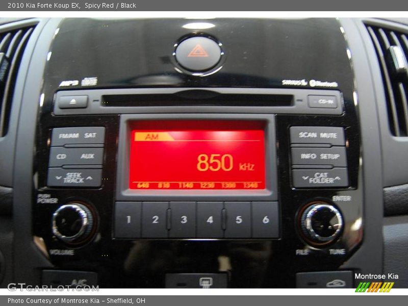 Spicy Red / Black 2010 Kia Forte Koup EX