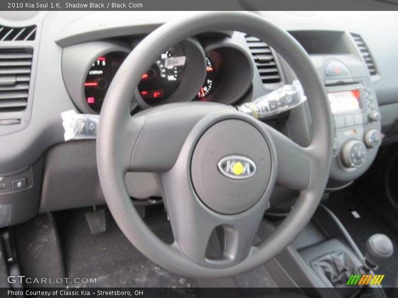Shadow Black / Black Cloth 2010 Kia Soul 1.6