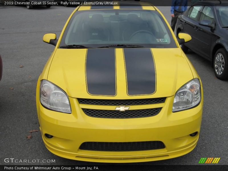 Rally Yellow / Ebony/Gray UltraLux 2009 Chevrolet Cobalt SS Sedan