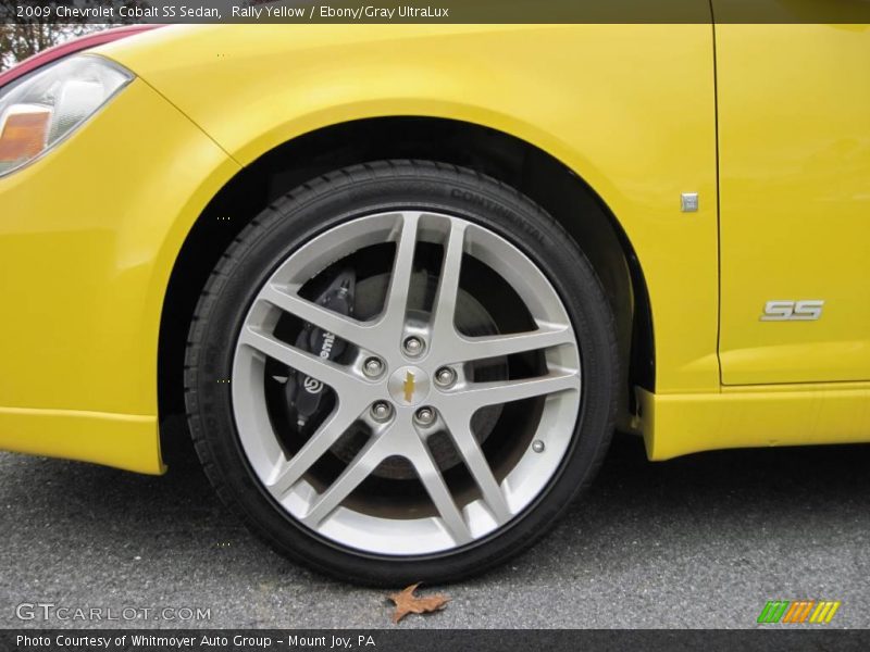 Rally Yellow / Ebony/Gray UltraLux 2009 Chevrolet Cobalt SS Sedan