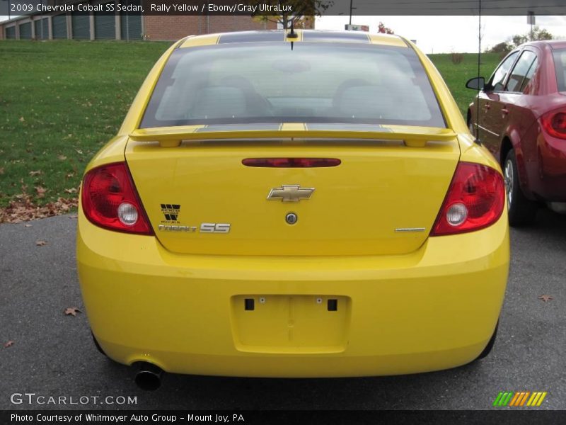 Rally Yellow / Ebony/Gray UltraLux 2009 Chevrolet Cobalt SS Sedan