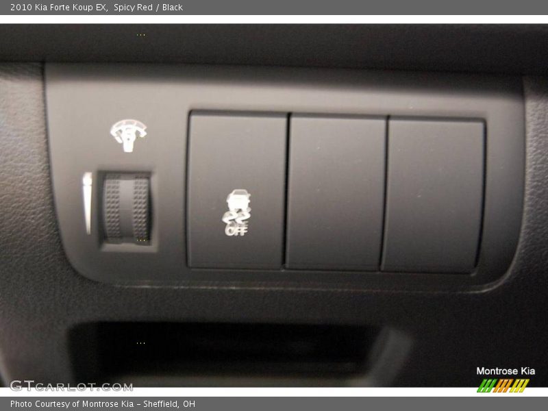 Spicy Red / Black 2010 Kia Forte Koup EX