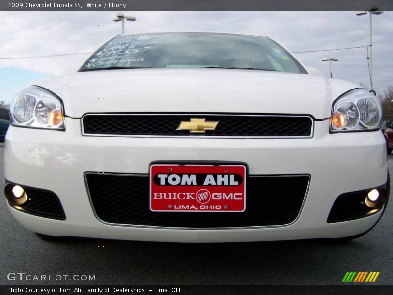 White / Ebony 2009 Chevrolet Impala SS