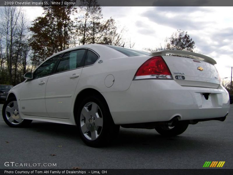White / Ebony 2009 Chevrolet Impala SS