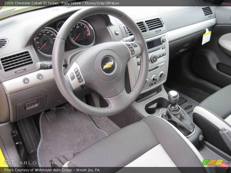 Rally Yellow / Ebony/Gray UltraLux 2009 Chevrolet Cobalt SS Sedan