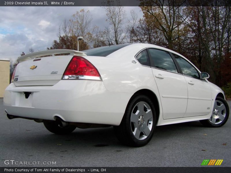 White / Ebony 2009 Chevrolet Impala SS