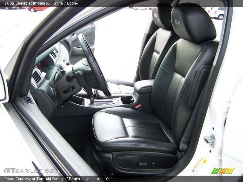 White / Ebony 2009 Chevrolet Impala SS