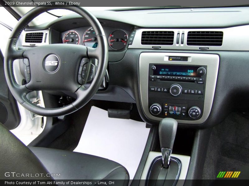 White / Ebony 2009 Chevrolet Impala SS