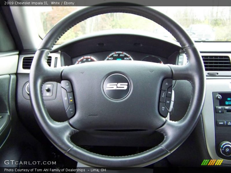 White / Ebony 2009 Chevrolet Impala SS