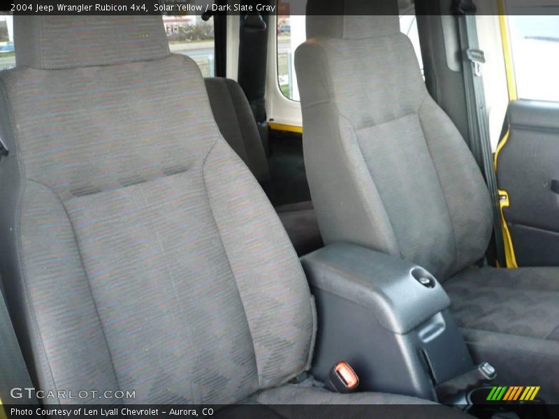 Solar Yellow / Dark Slate Gray 2004 Jeep Wrangler Rubicon 4x4