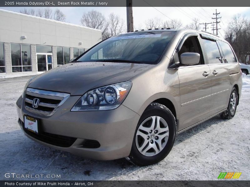 Desert Rock Metallic / Ivory 2005 Honda Odyssey EX-L
