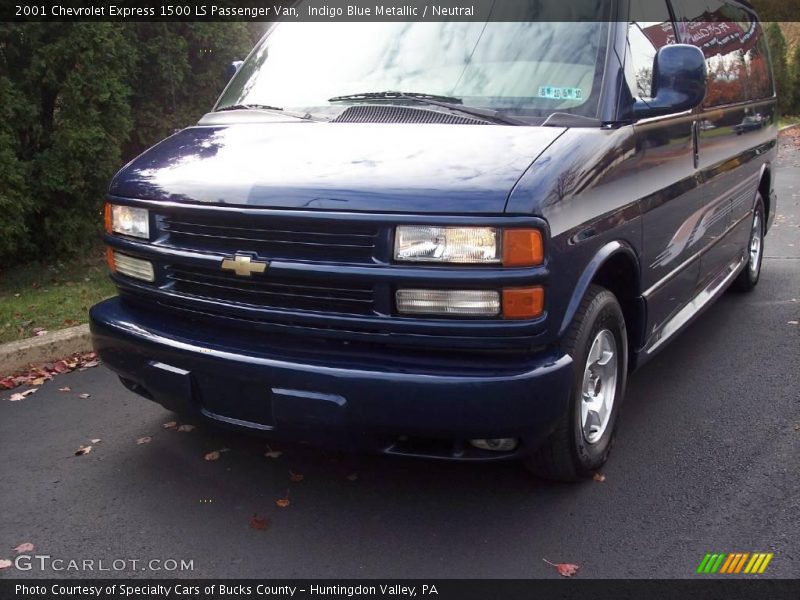 Indigo Blue Metallic / Neutral 2001 Chevrolet Express 1500 LS Passenger Van