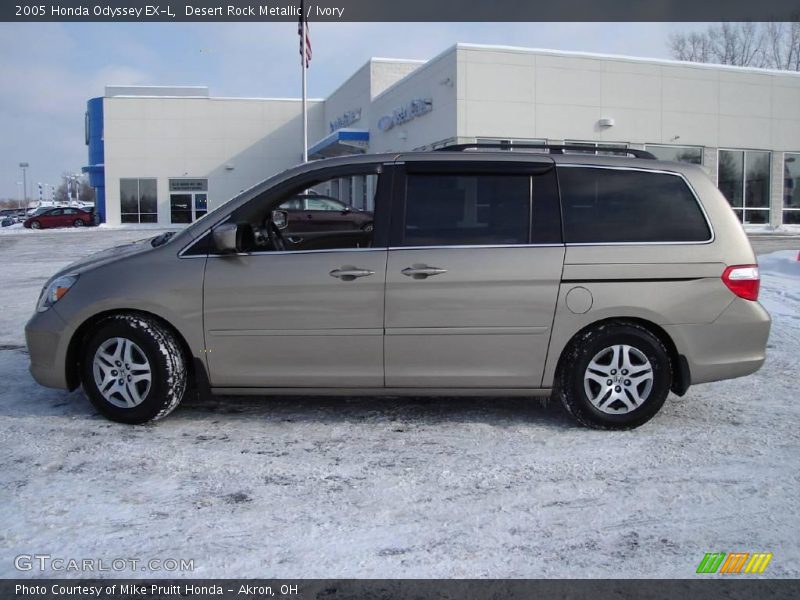Desert Rock Metallic / Ivory 2005 Honda Odyssey EX-L
