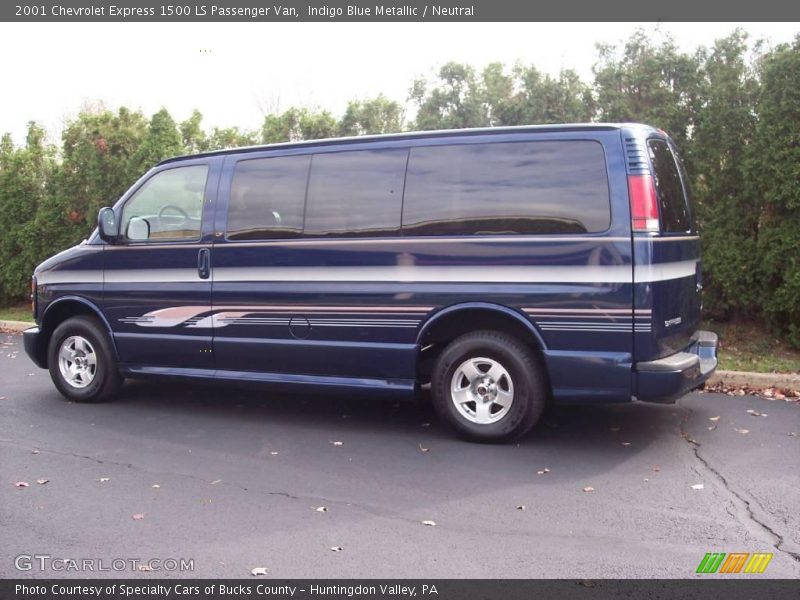Indigo Blue Metallic / Neutral 2001 Chevrolet Express 1500 LS Passenger Van