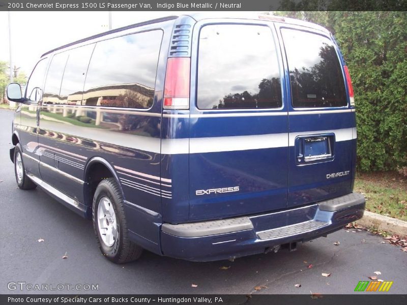 Indigo Blue Metallic / Neutral 2001 Chevrolet Express 1500 LS Passenger Van