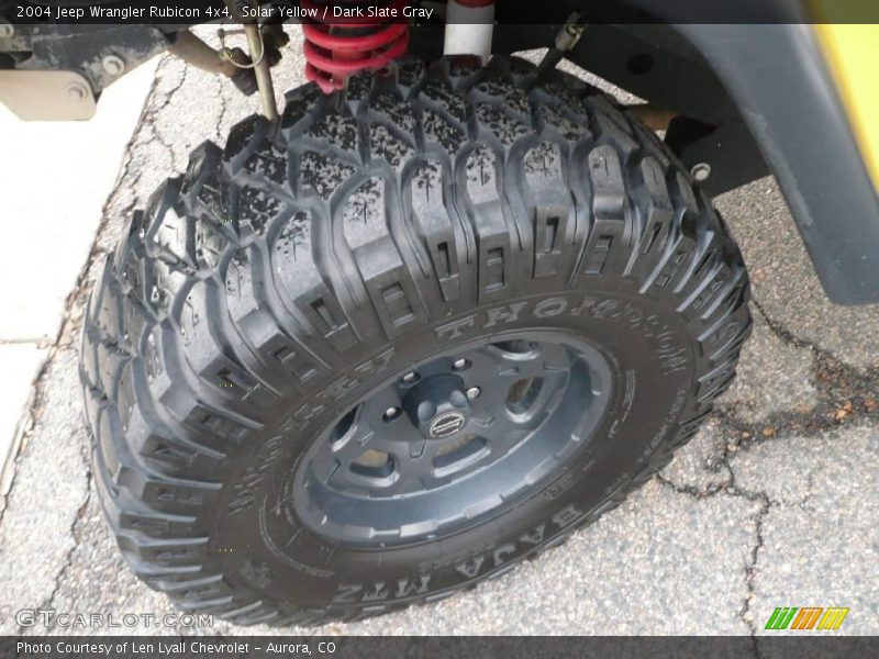 Solar Yellow / Dark Slate Gray 2004 Jeep Wrangler Rubicon 4x4