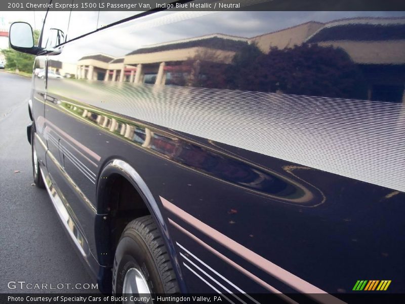 Indigo Blue Metallic / Neutral 2001 Chevrolet Express 1500 LS Passenger Van