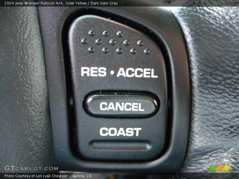 Solar Yellow / Dark Slate Gray 2004 Jeep Wrangler Rubicon 4x4