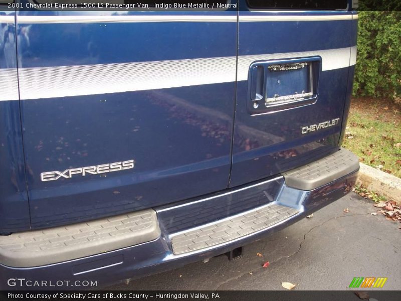 Indigo Blue Metallic / Neutral 2001 Chevrolet Express 1500 LS Passenger Van