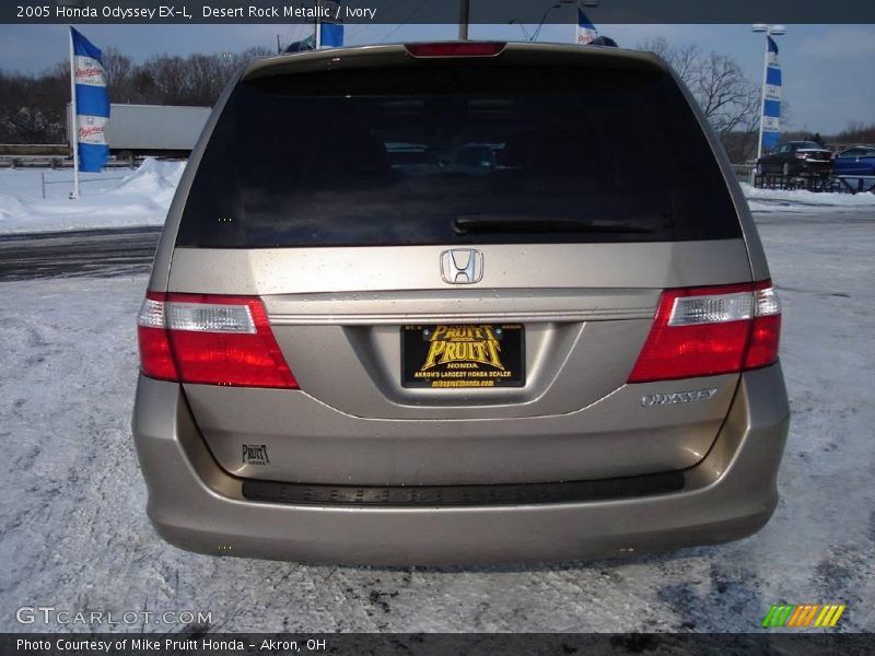 Desert Rock Metallic / Ivory 2005 Honda Odyssey EX-L