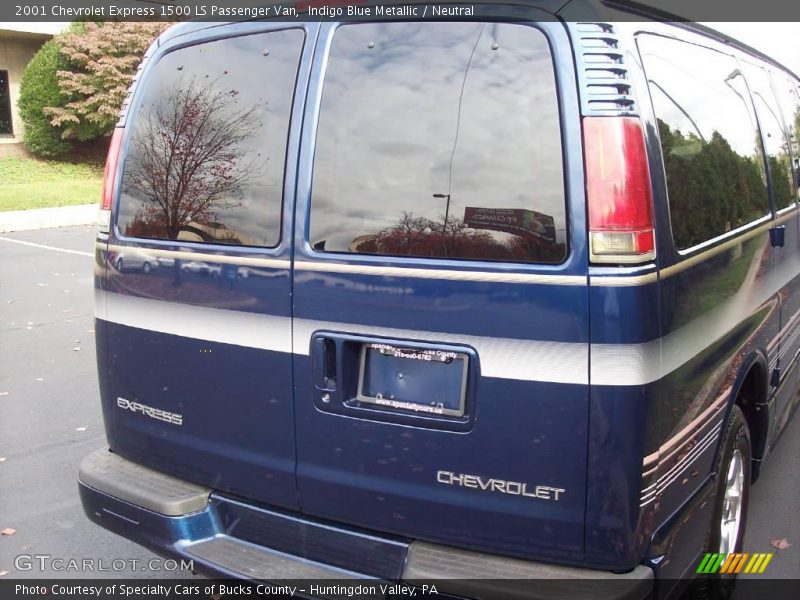 Indigo Blue Metallic / Neutral 2001 Chevrolet Express 1500 LS Passenger Van
