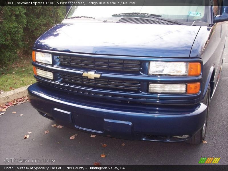 Indigo Blue Metallic / Neutral 2001 Chevrolet Express 1500 LS Passenger Van