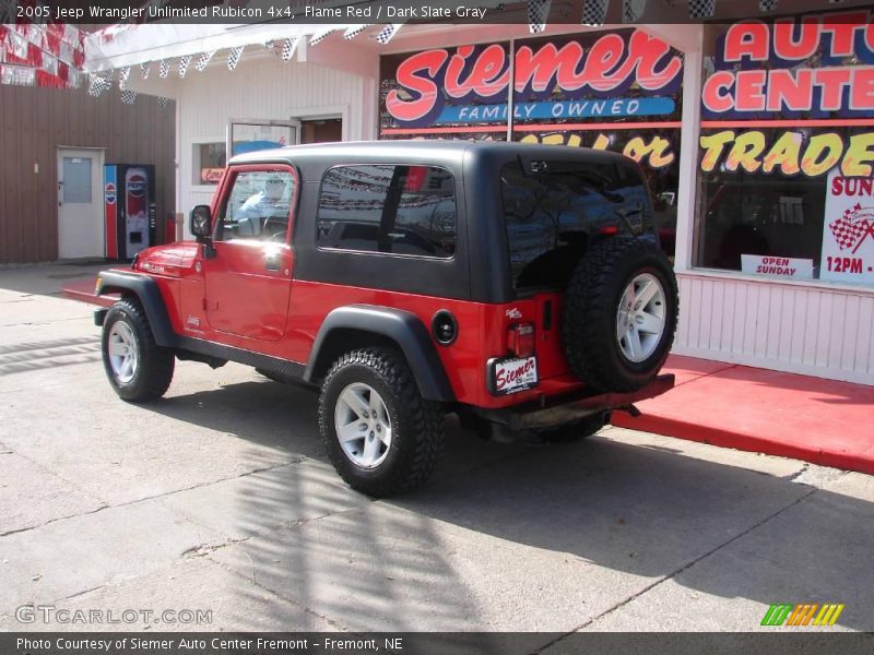 Flame Red / Dark Slate Gray 2005 Jeep Wrangler Unlimited Rubicon 4x4