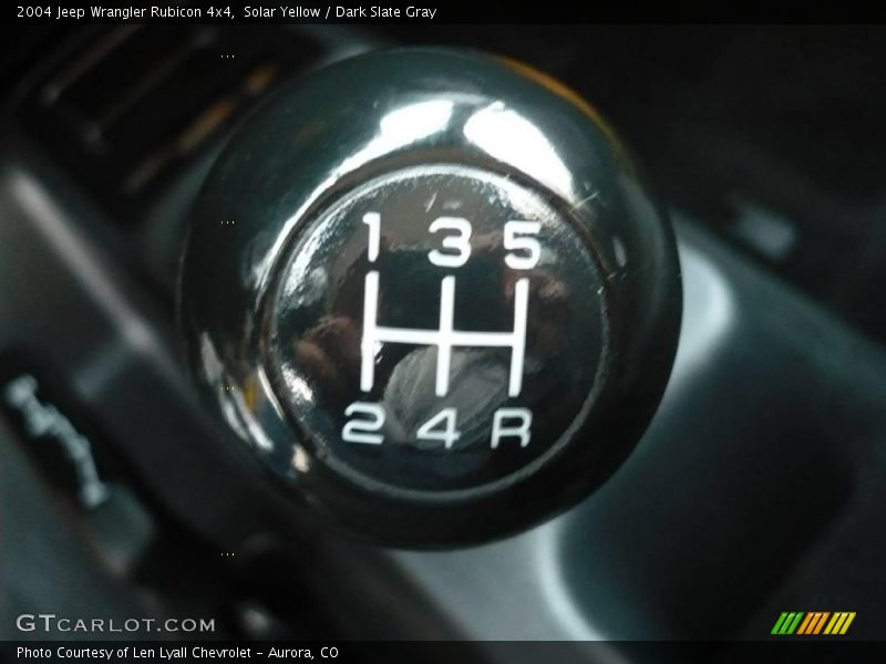 Solar Yellow / Dark Slate Gray 2004 Jeep Wrangler Rubicon 4x4